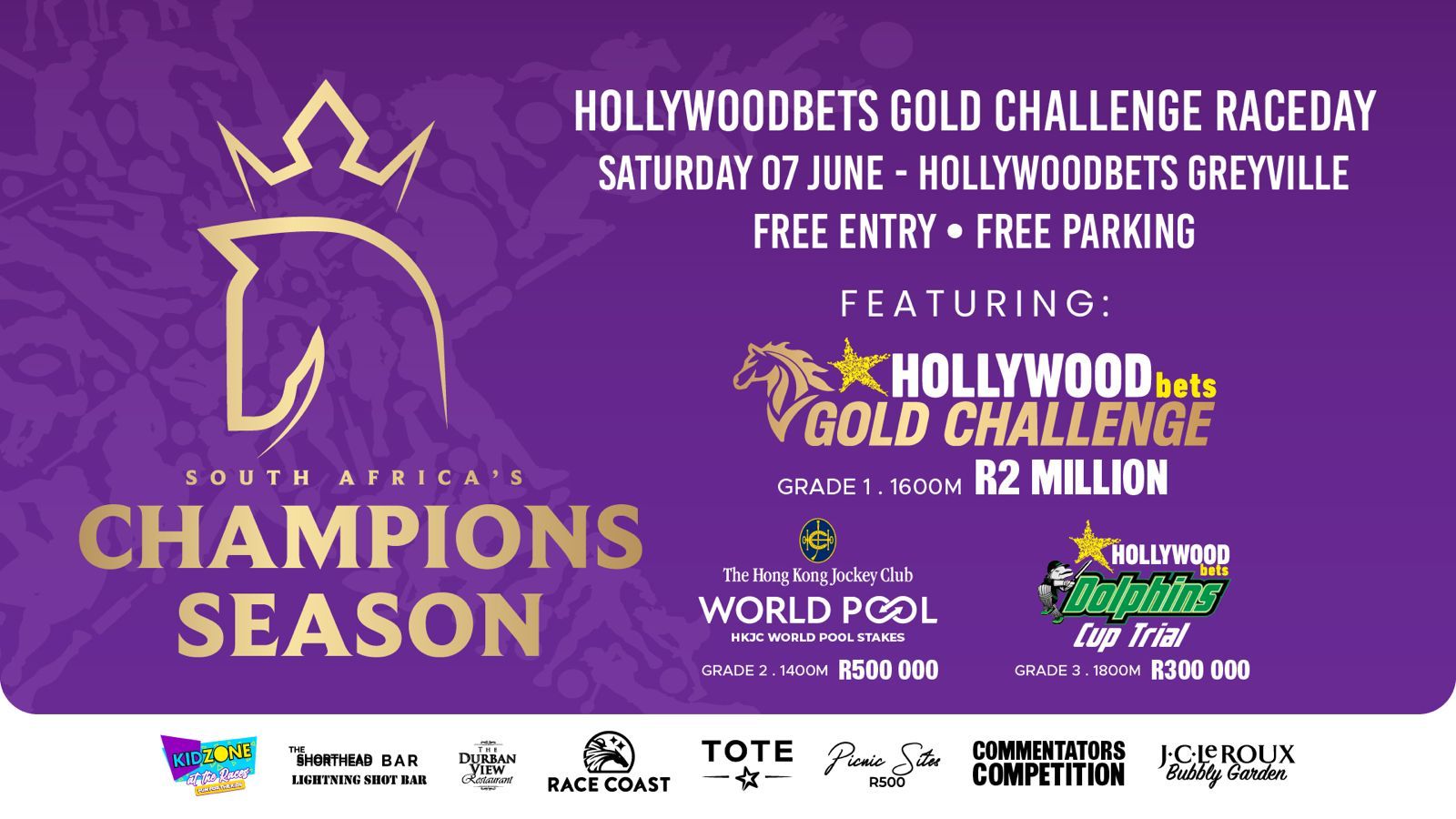 GallopTV food stalls poster